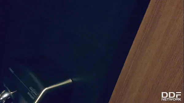 Czech blondie Sweet Cat's POV style blowjob & ball licking debut videos