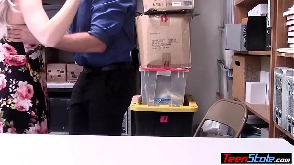 Busty blonde suspect fucked her way out of trouble videos