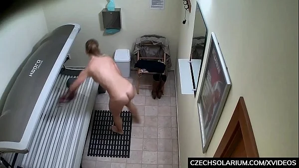 Beautiful teacher Caught in Czech Solarium videos