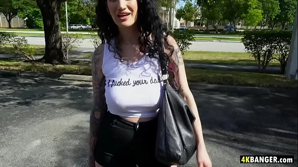 Punk chick assfucked in the Bangbus - Arabelle Raphael videos