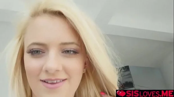 Riley Star offered stepbro her pink pussy on the couch! videos