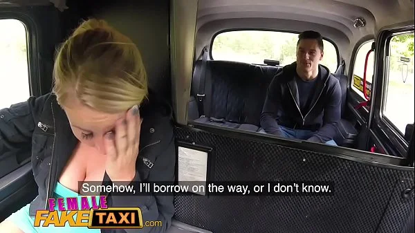Female Fake Taxi Hot blonde sucks and fucks Czech cock in taxi videos