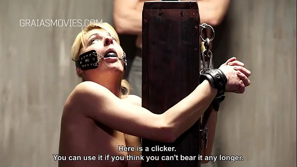 Helpless blonde slave whipped videos