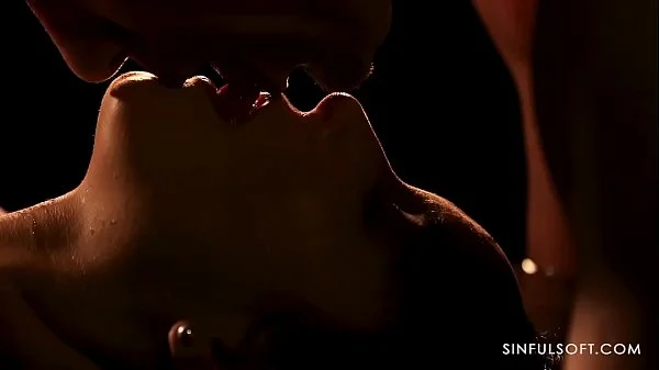 Softcore sex, long kisses and amazing oral from young couple videos