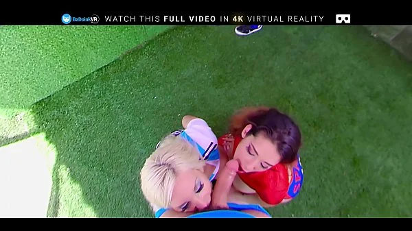 BaDoink VR Celebrating Winning Goal In FFFFM Group ORGY videos