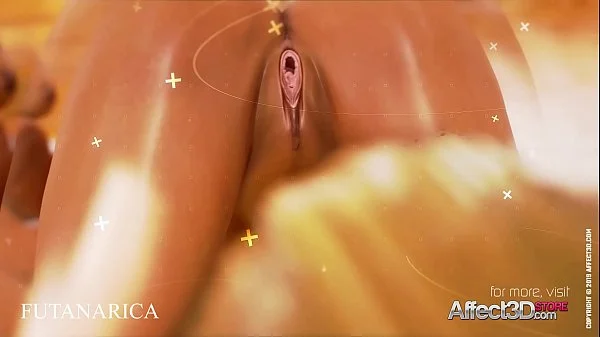 Big tits lesbian futa beauties enjoying yoga tantric sex in a cool animation videos