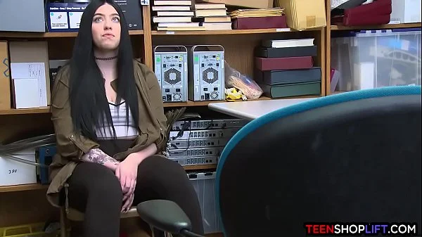 BBW teen thief caught and fucked by a dirty mall cop videos