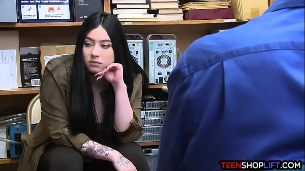 BBW teen thief caught and fucked by a dirty mall cop videos