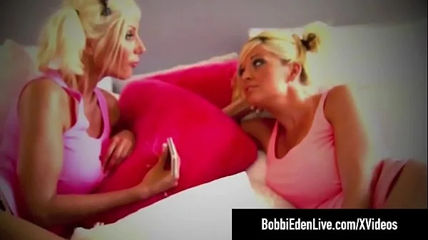 Beautiful Blonde Babe Bobbi Eden Tongue Fucks Puma Swede! videos