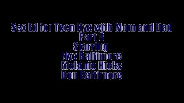 Sex Ed for Teen Nyx with StepMom and StepDad Part 3 videos