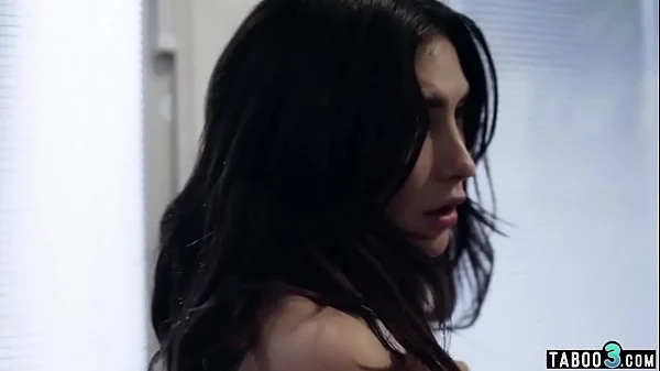 Stepdaughter lured into taboo fuck by dirty parents videos