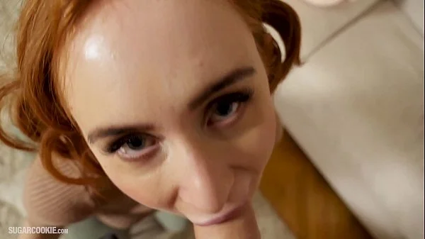 Creampie for this super hot, busty, real redhead amateur British girl videos