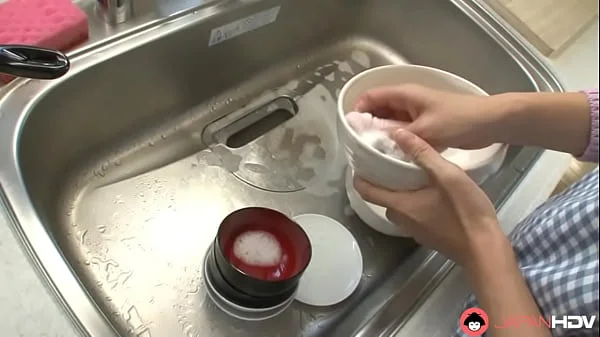 Japanese cougar, Mirei Yokoyama gives a balls deep blowjob, uncensored videos