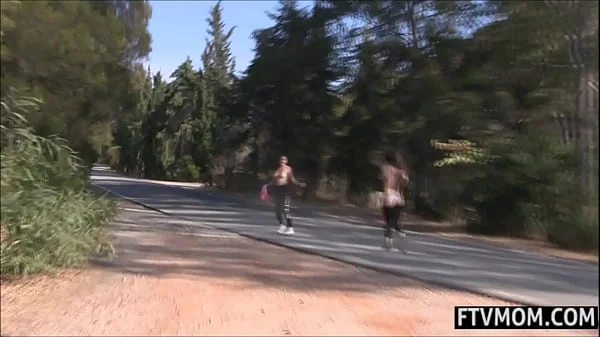 2 Milfs pissing in public videos