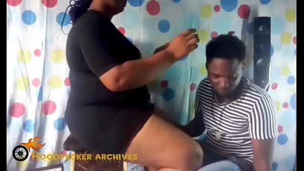 Hot BBW South African hair stylist banged in her shop by BBC. videos