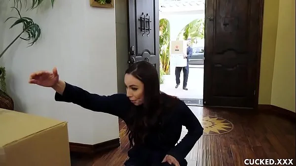 Horny Milf Aidra Cucks Her Husband And Gets A Rough Fuck From The Mover Guy videos