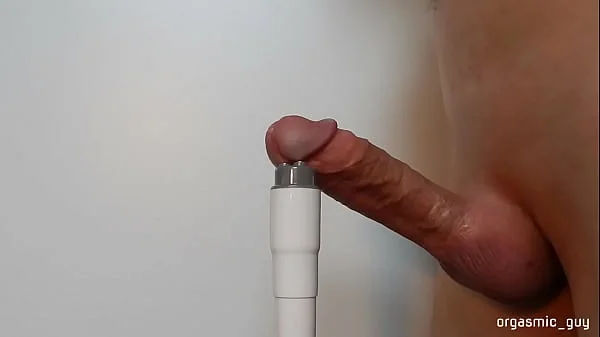 Male orgasm with huge cumshot after nice cock growing videos