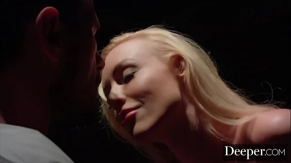 Deeper. Kayden Kross and Jillian Janson Plays Games as he Watches videos