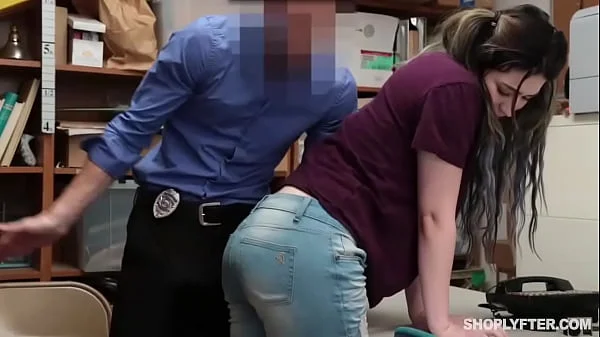 Curvy goth thief slut punish fucked by corrupt cop videos