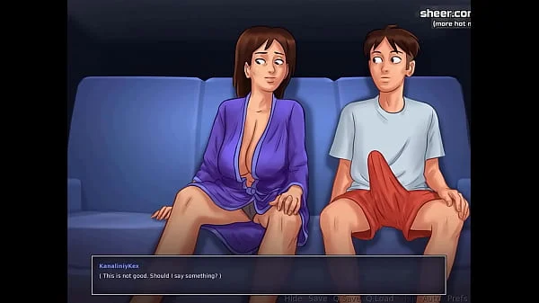 Petite milf receiving a sexy massage and giving us a handjob l My sexiest gameplay moments l Summertime Saga l Part #5 videos