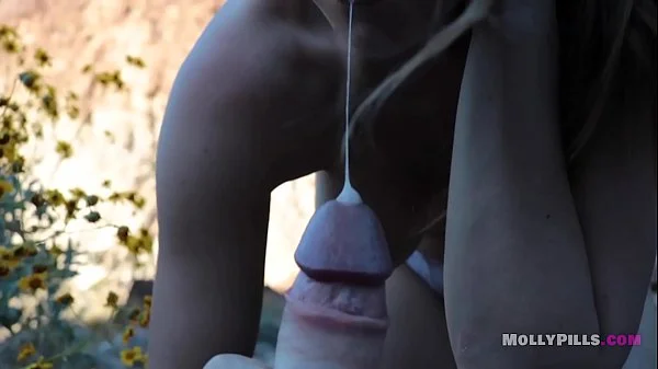 Amazing Outdoor Public Sex with my Real Girlfriend Public Creampie Experience - Molly Pills - Young Amateur Blonde Sucks and Fucks on Nature Date POV HD videos