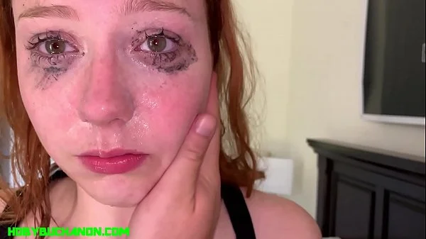 Redhead Teen Arietta Adams Sloppy Face Fuck & Cum in Mouth videos