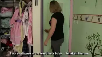 adult b. and nursery ABDL diaper punishment videos