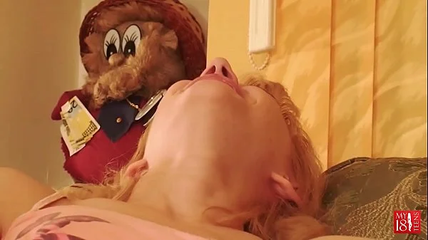 MY18TEENS - Babe Sloppy Blowjob and Cumshot on Face! Closeup! videos