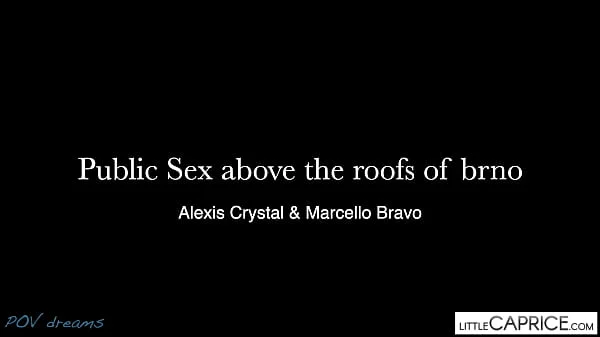 PUBLIC SEX ON THE ROOF FROM BRNO - littlecaprice.com videos