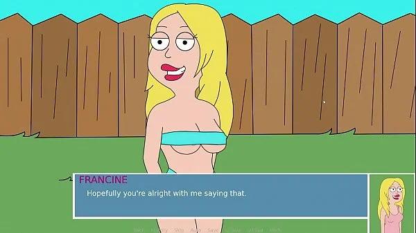 Francine Smith Sunbathing Nude. American videos