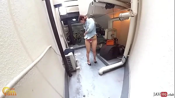 Wetting herself in the street videos