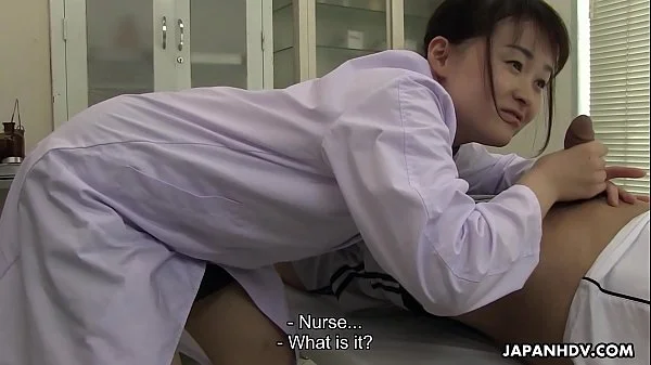 Japanese nurse, Sayaka Aishiro sucks dick while at work, uncensored videos
