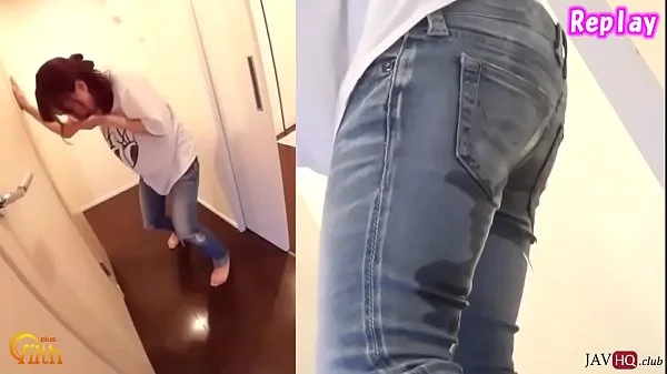 Japanese Pee Desperation and Jeans Wetting videos