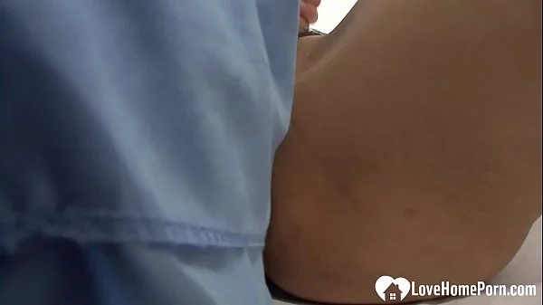 Beautiful Japanese teen spreads her legs for him videos