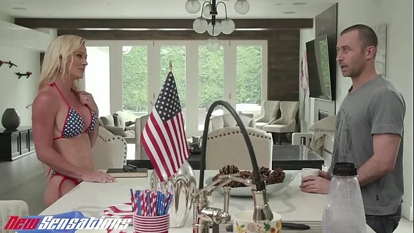 Step Mom Sydney Hail Fucks Son For Independence Day videos