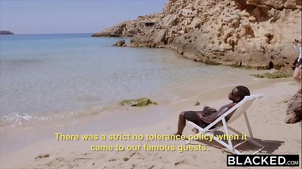 BLACKED She was on vacation and wanted to treat herself to some BBC videos