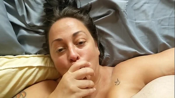 Wife blowjob with cumshot on top of her videos