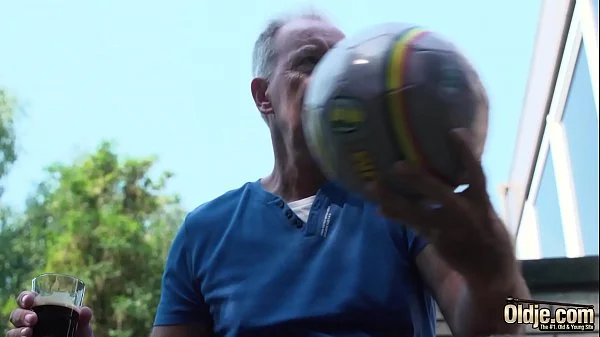 Teen nympho fucked hardcore in old and young porn video by grandpa with big dick videos