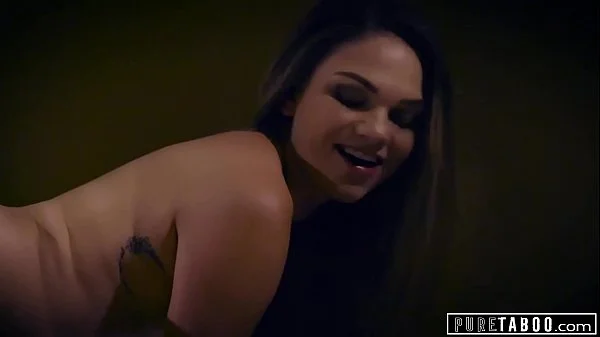 PURE TABOO Teen Cum-Addict Begs StepBro for Double Creampie videos