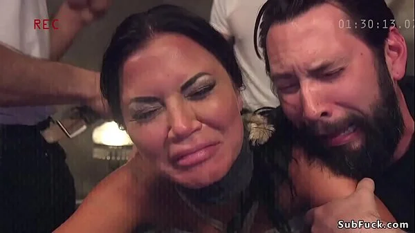 Huge tits wife gets dp group fucking videos