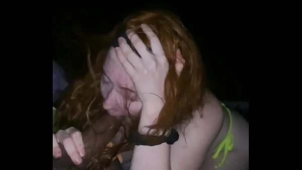 Slutty Redhead Gets Pounded and Creampied by BBC On Beach videos