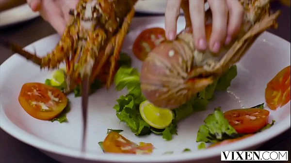 VIXEN Gorgeous redheads seduce bartender while on vacation videos