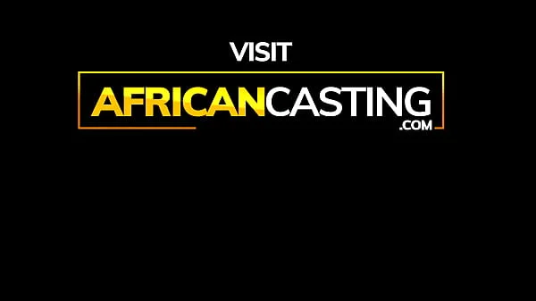 Skinny Black Girl On Her Knees for Big White Cock videos