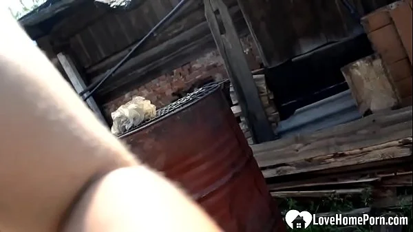 Sexy outdoor action with a busty hot MILF videos