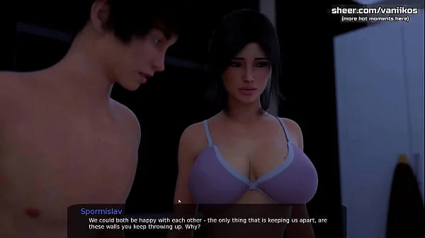 Sexy babe teen stepsister is sucking a big cock and gets some cum in her mouth after a gorgeous deepthroat l My sexiest gameplay moments l Milfy City l Part #37 videos