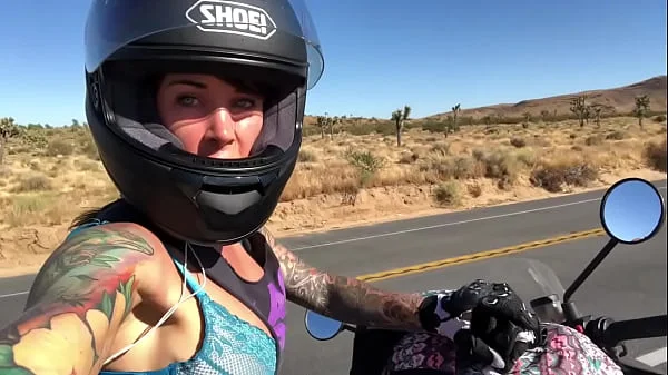 felicity feline riding on aprilia tuono motorcycle videos