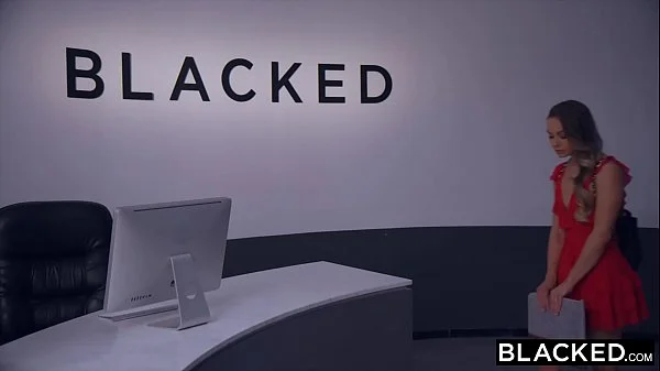 BLACKED This intern couldn't resist all the BBC around her videos