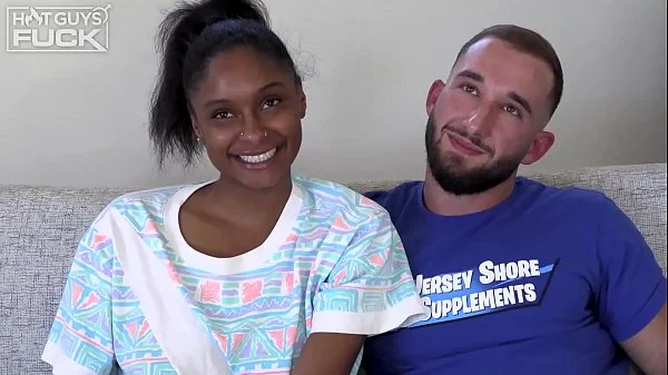 Super Hairy JACKED Italian Jersey Shore Meathead Gets Interracial Ebony videos
