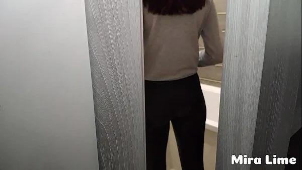 Caught and fucked a girl who gets clothed in the bathroom videos