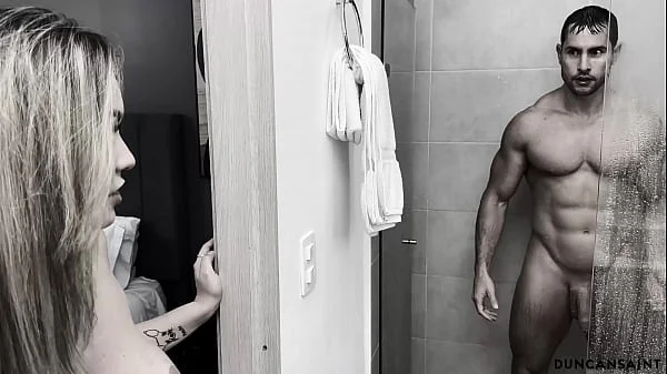 She caught him in the shower videos